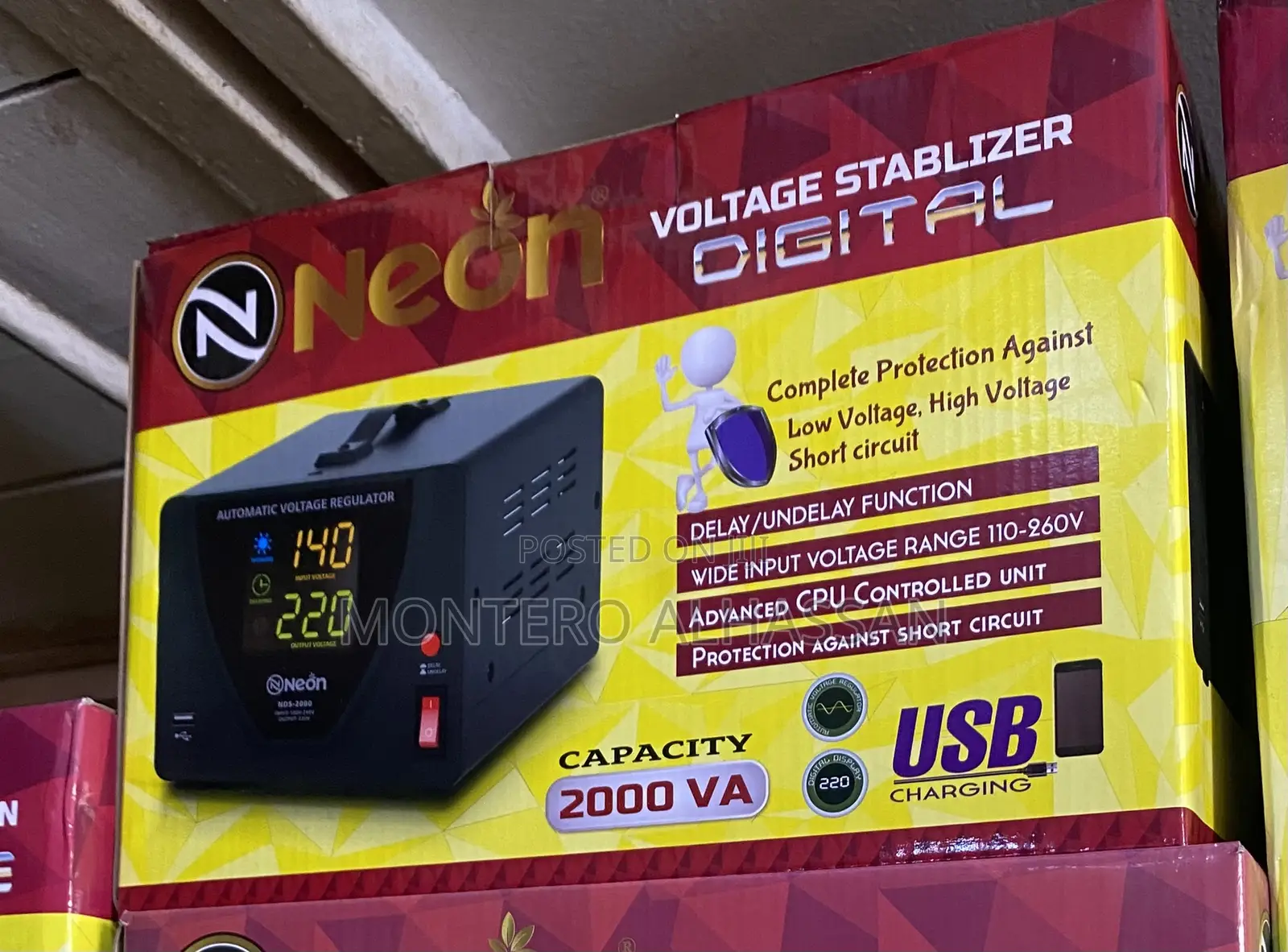 2000 Watts Stabilizer