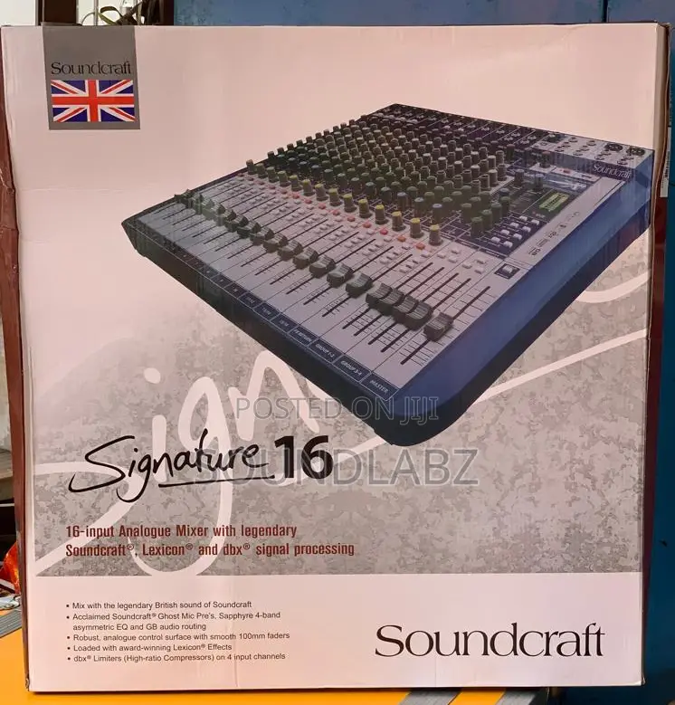 Soundcraft Signature 16 16-channel Mixer Lexicon Effects