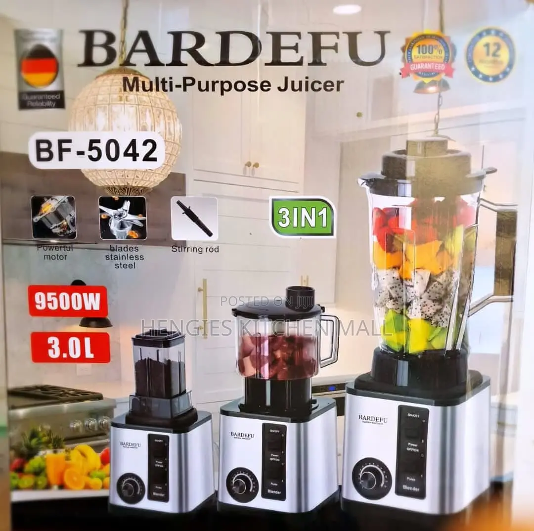 Powerful 3in1 Bardefu Blender 3L 9500watts