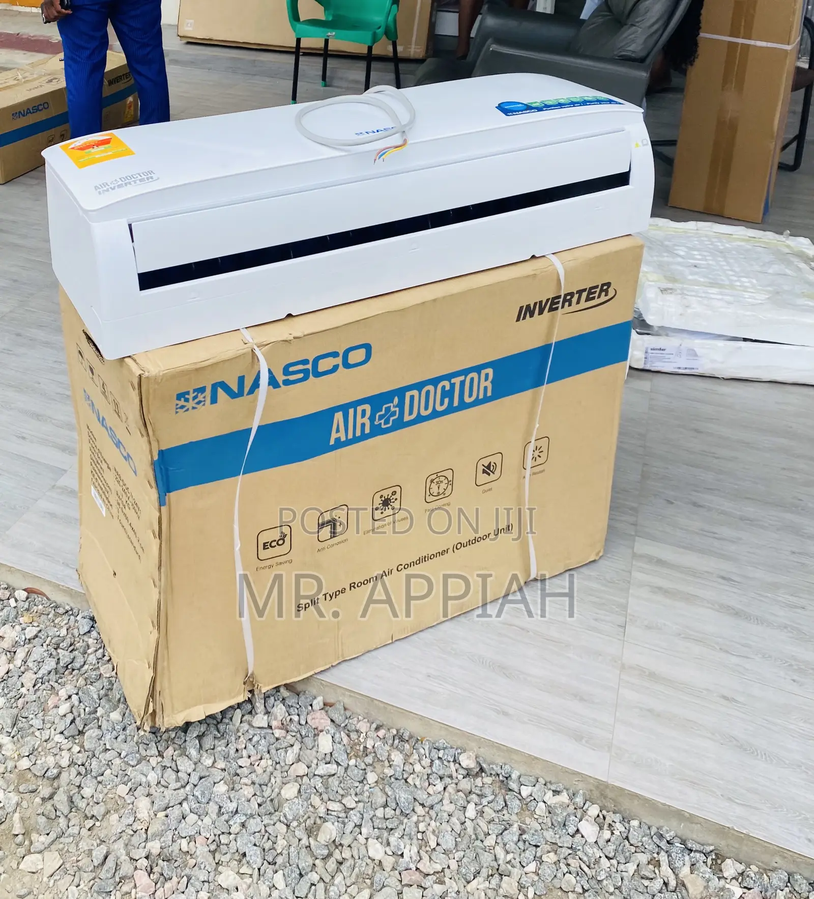 Split Type Nasco 2.0hp Inverter Air Conditioner(White).