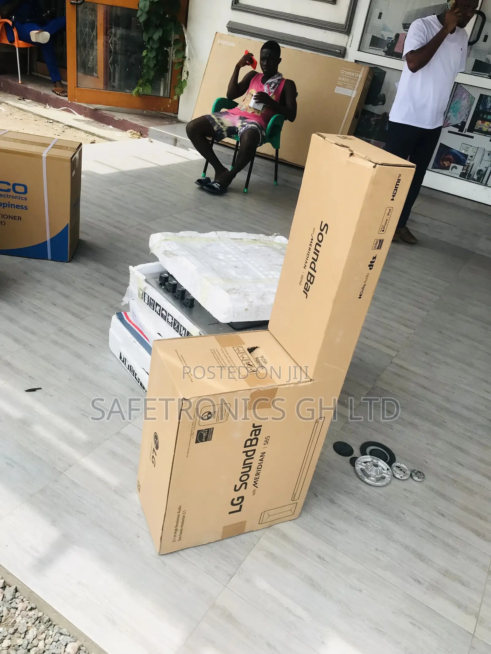 Black Wireless Electric S65Q LG Bluetooth Soundbar
