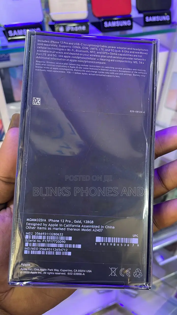New Apple iPhone 12 Pro 128 GB Gold