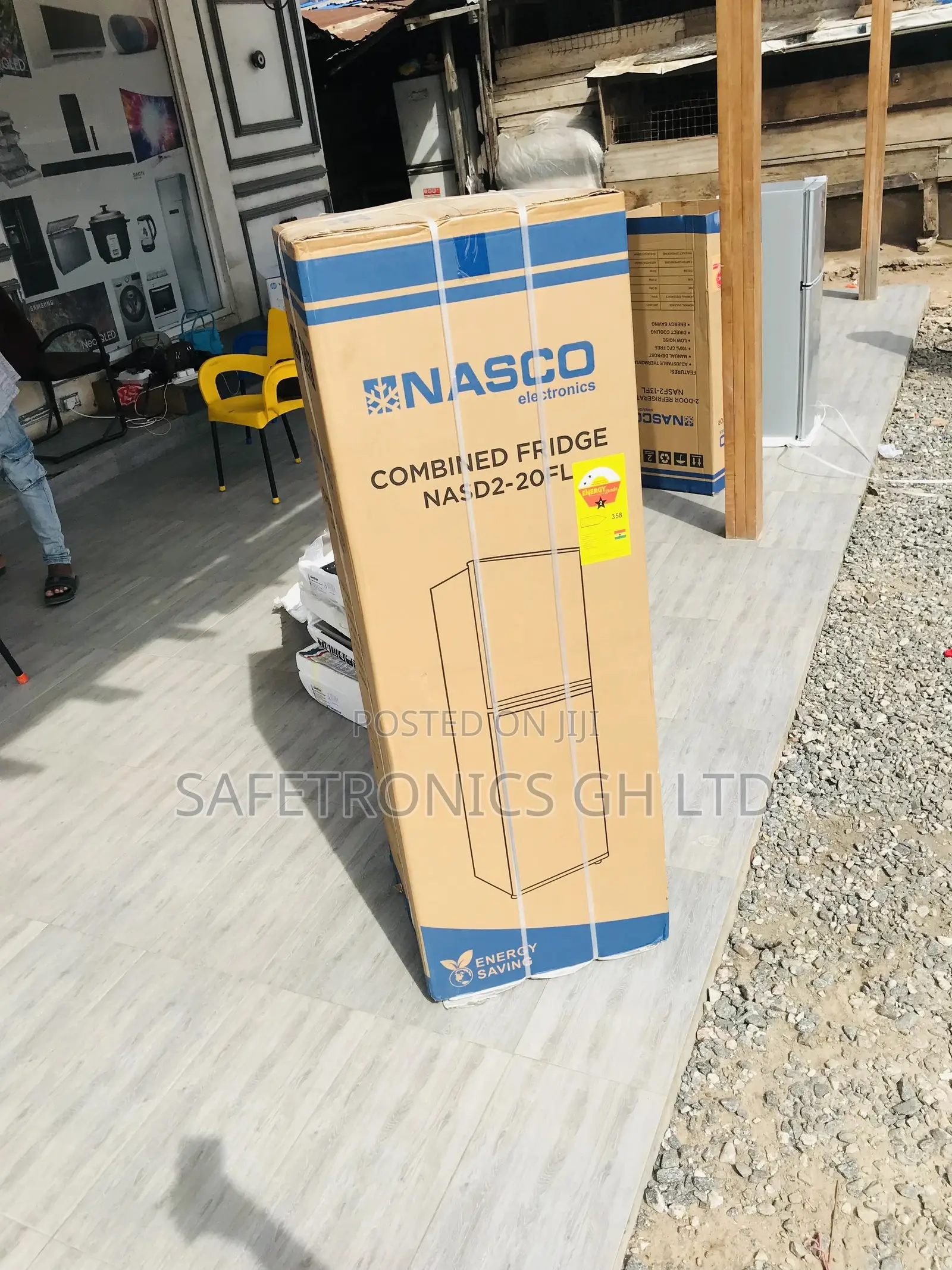 Nasco Doubledoor Nasd2-20fl Gray Bottomfreezer Fridge