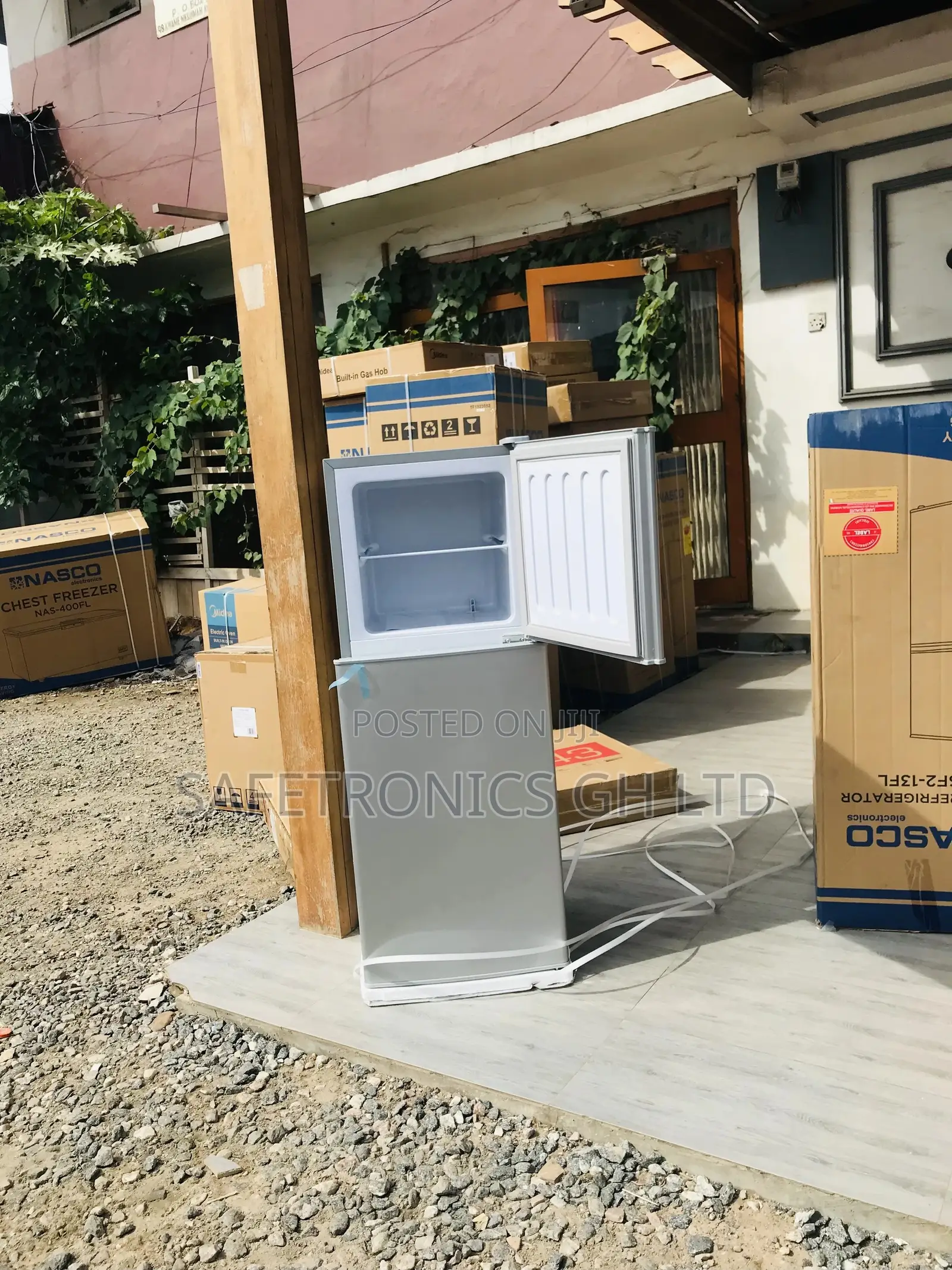 Doubledoor Topfreezer Nasf2-13fl Nasco Gray Fridge
