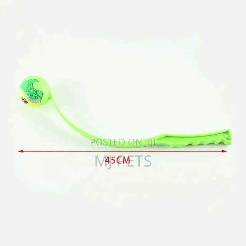 Tennis Ball Play Toy With Thrower