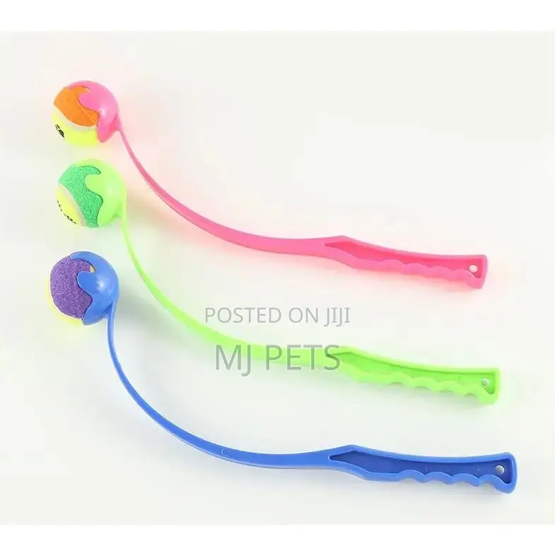 Tennis Ball Play Toy With Thrower
