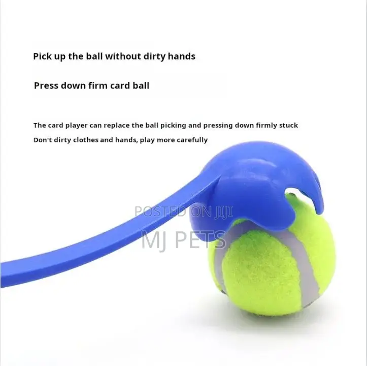 Tennis Ball Play Toy With Thrower