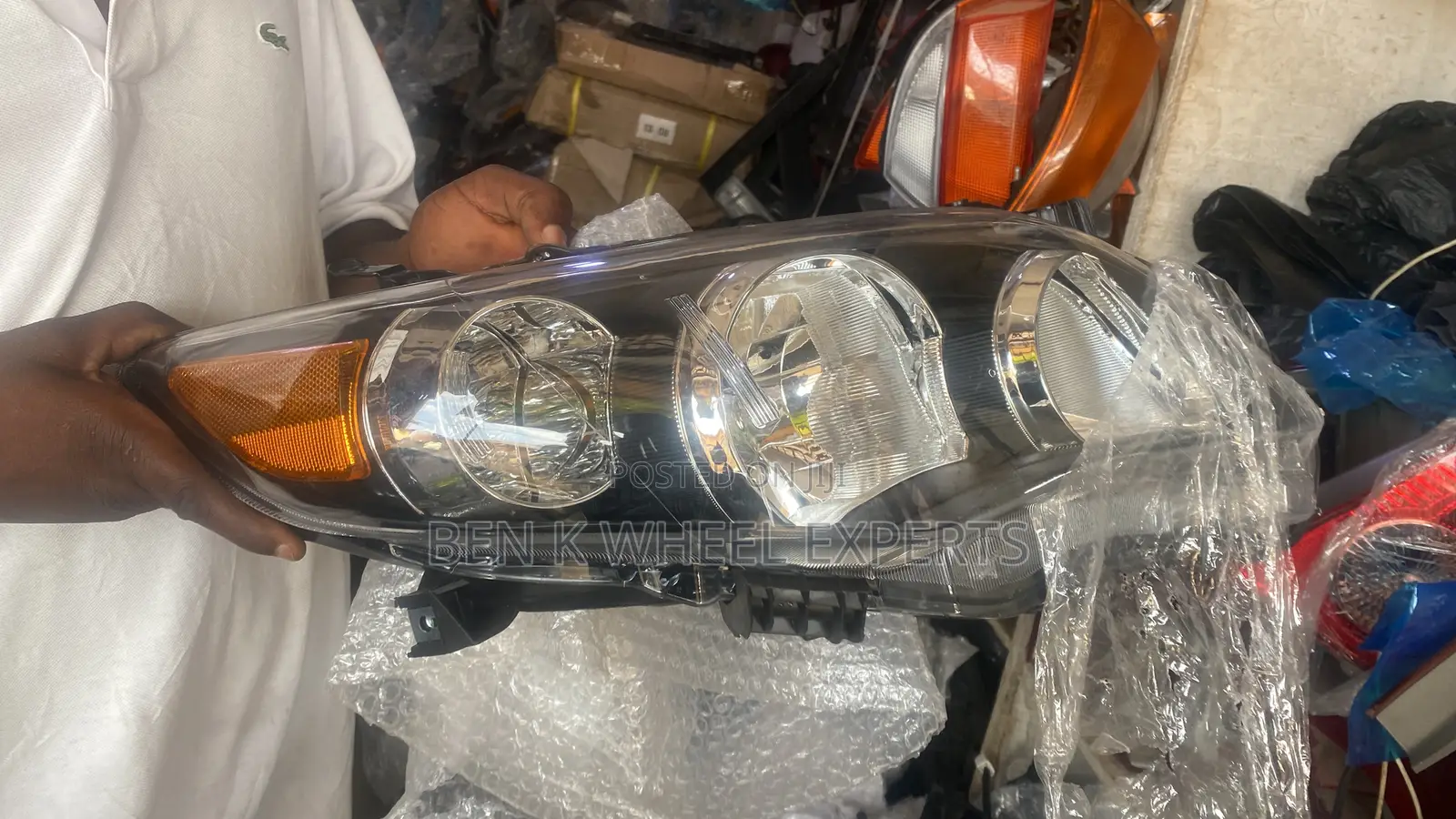 Corolla 2011-13 Headlight Black