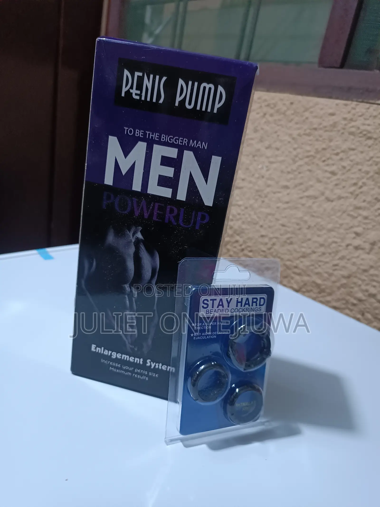 Penis Enlargement Pump for Male, Erection Aid+ Penis Ring