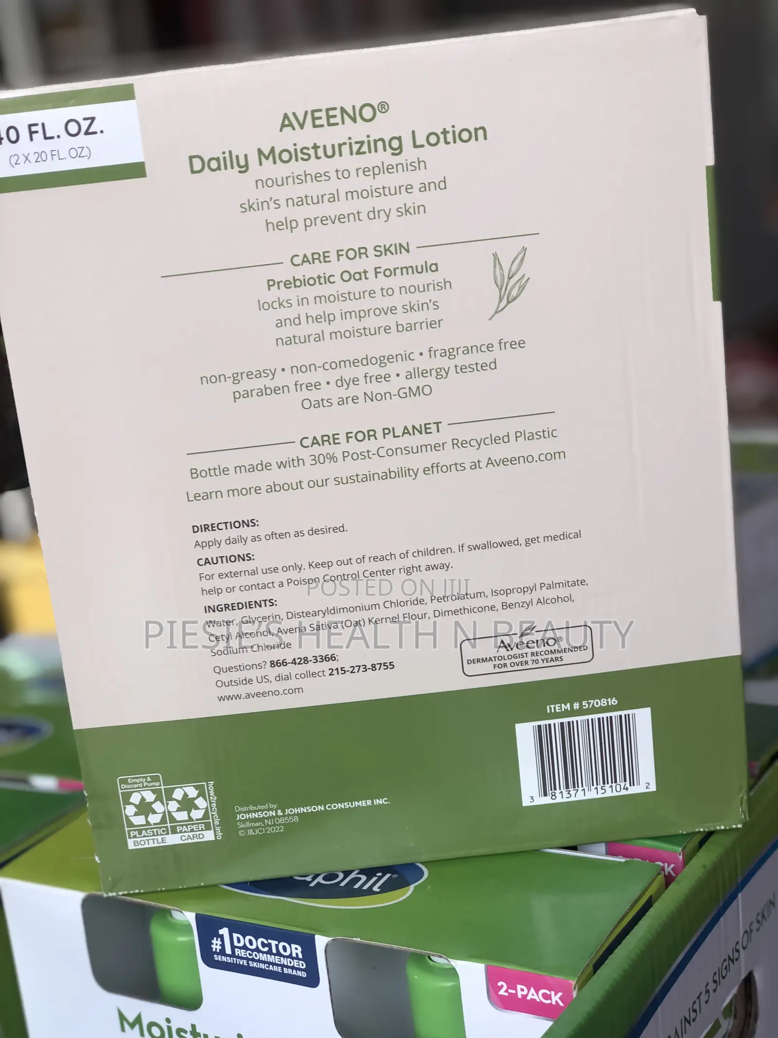 Daily Moisturizing Body Lotion With Soothing Oat
