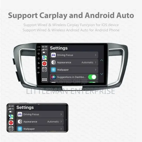 Honda Accord 2014-2016 Android Player