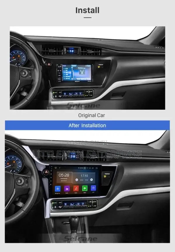 Toyota Corolla 2017 – 2019 Player Android