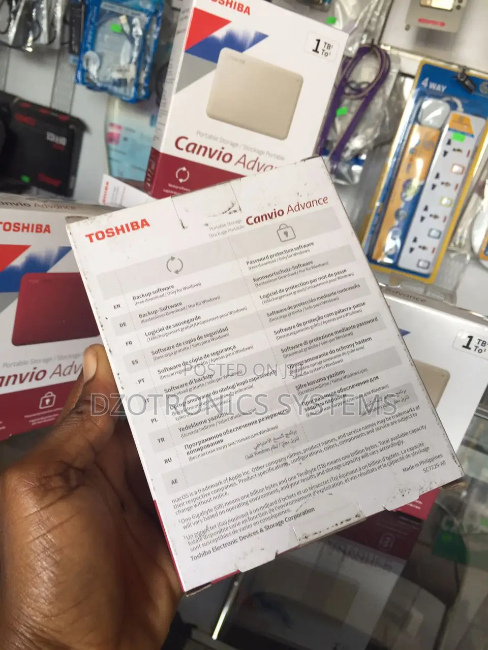 Toshiba Canvio Advance Usb 3.0 Portable External Hard Drive