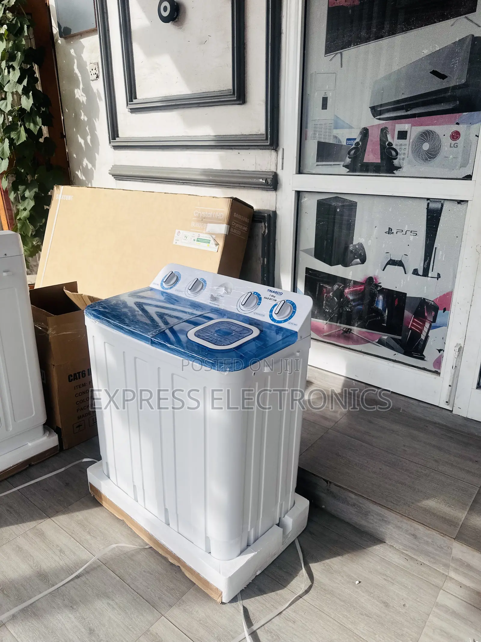 7kg Topload WM Nasco White. 