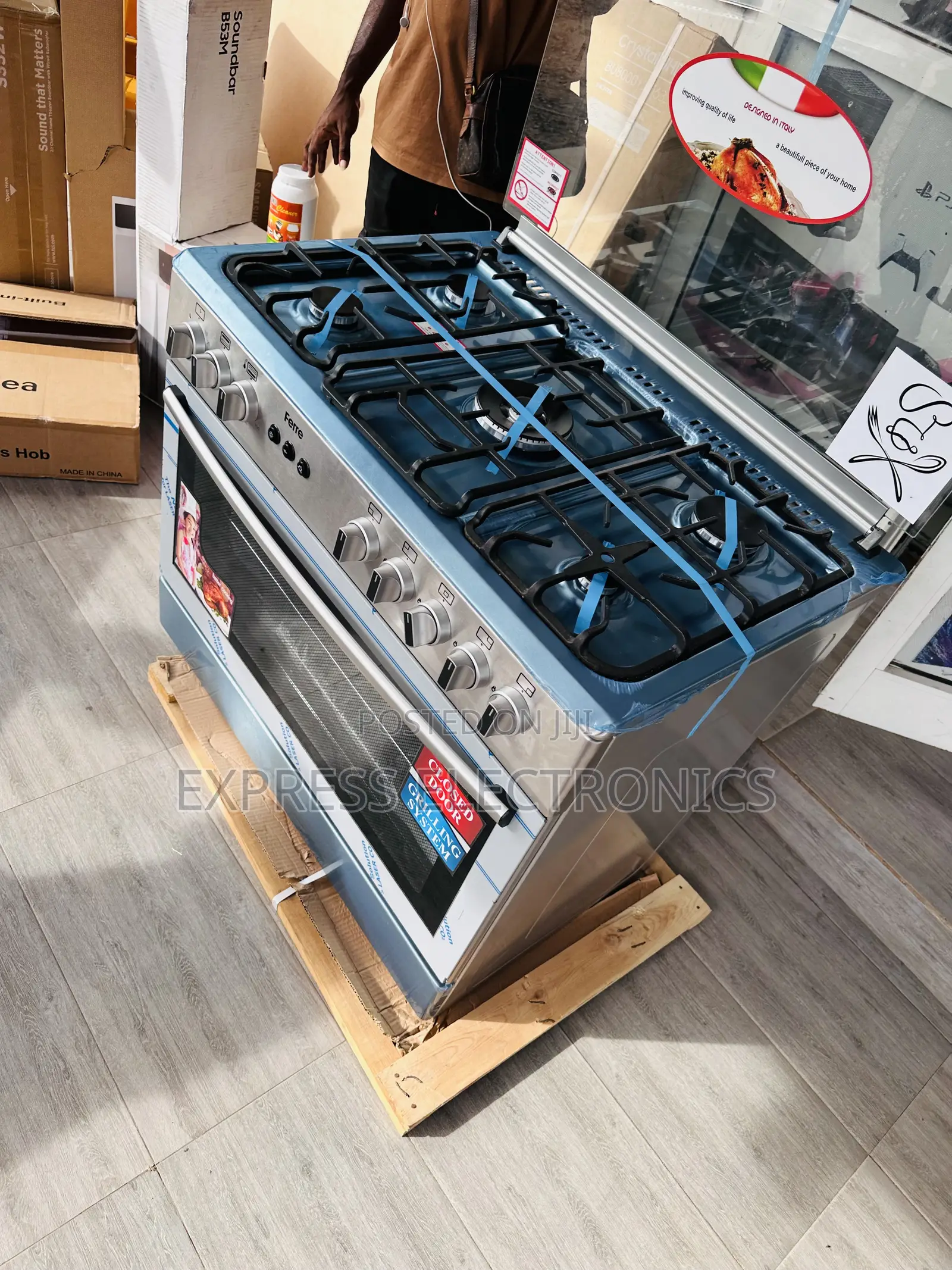 Best Buy Has Cooker Oven Grill Rotisserie 5burner 60/90