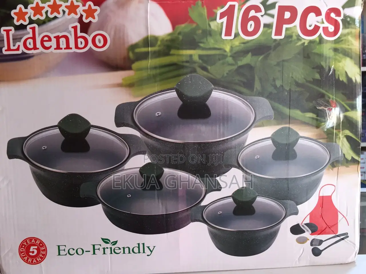 16 Pieces Cookware Set