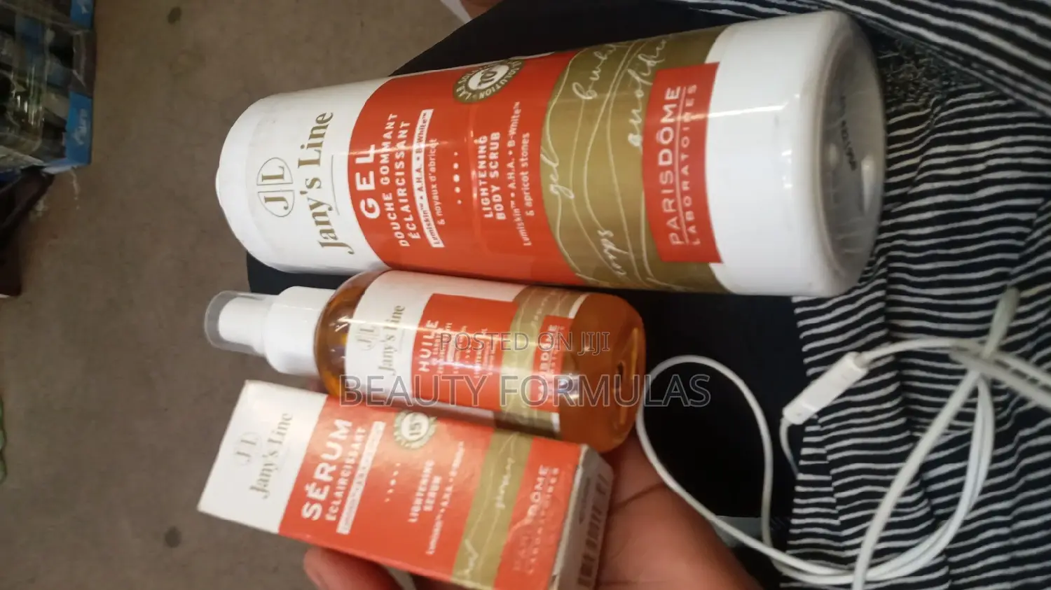 Jany's Line Brightening Lotion, Serum and Oil
