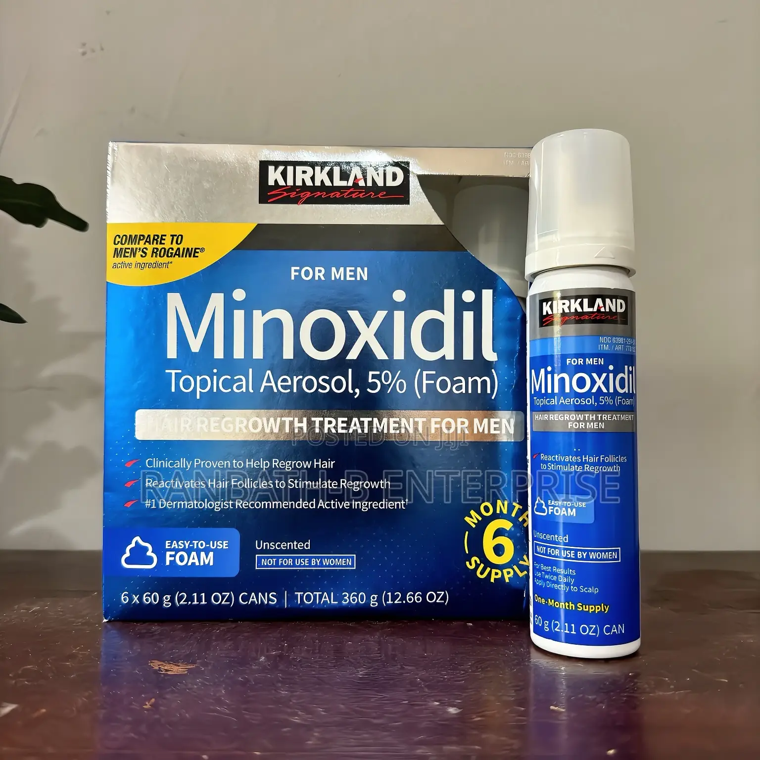 Original 5% Minoxidil Foam for Beard and Baldness