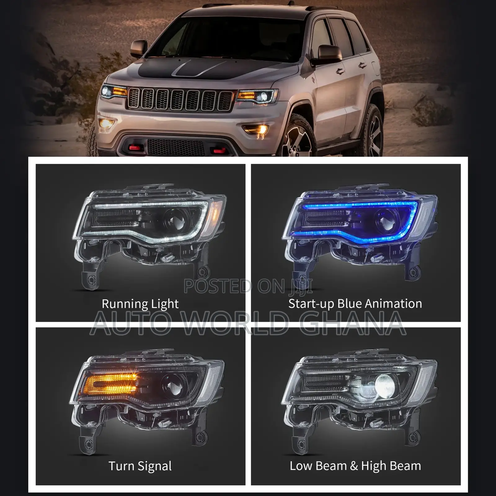 Jeep Grand Cherokee Headlight 2014-2021