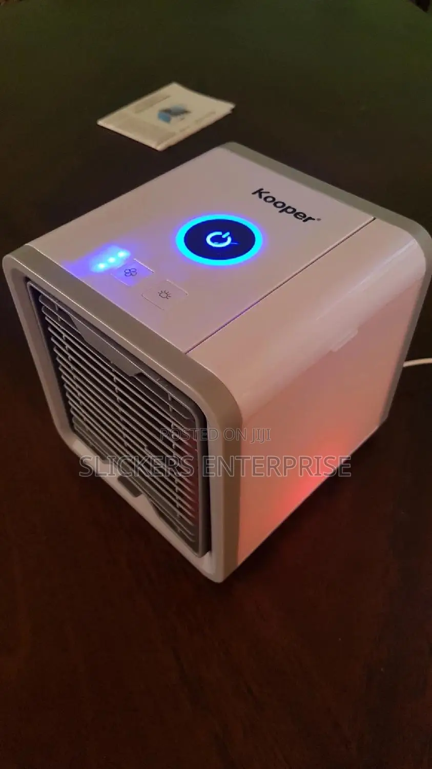 Decorative Mini Air Cooler and Bedside Lamp