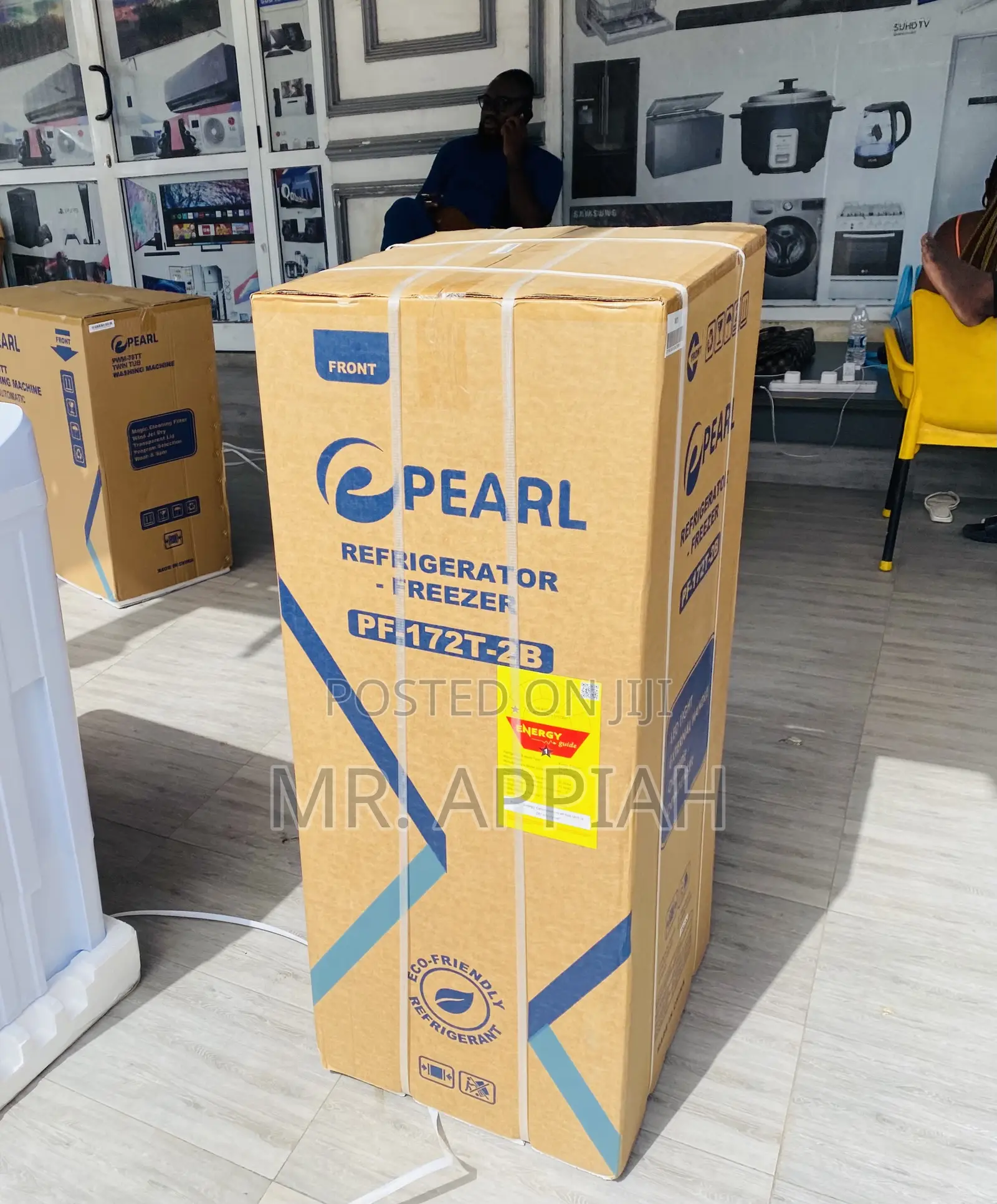 Fast Chilling Pearl Pf-172t-2b Double Door Fridge(Gray).