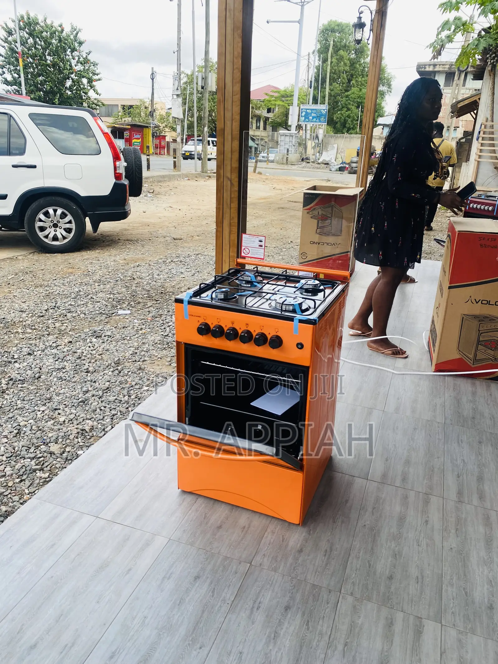 Purchase Quality Volcano 50x504gas Burner With Oven(Orange)