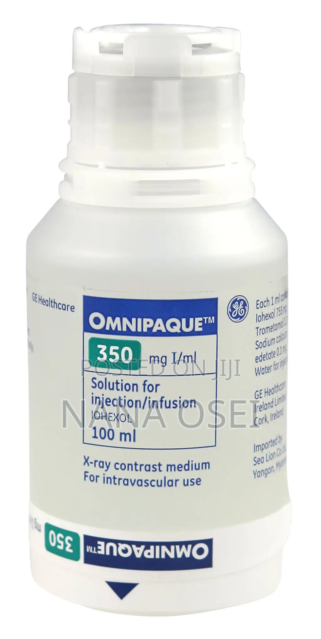 Omnipaque 350mg 100 ML Contrast Media