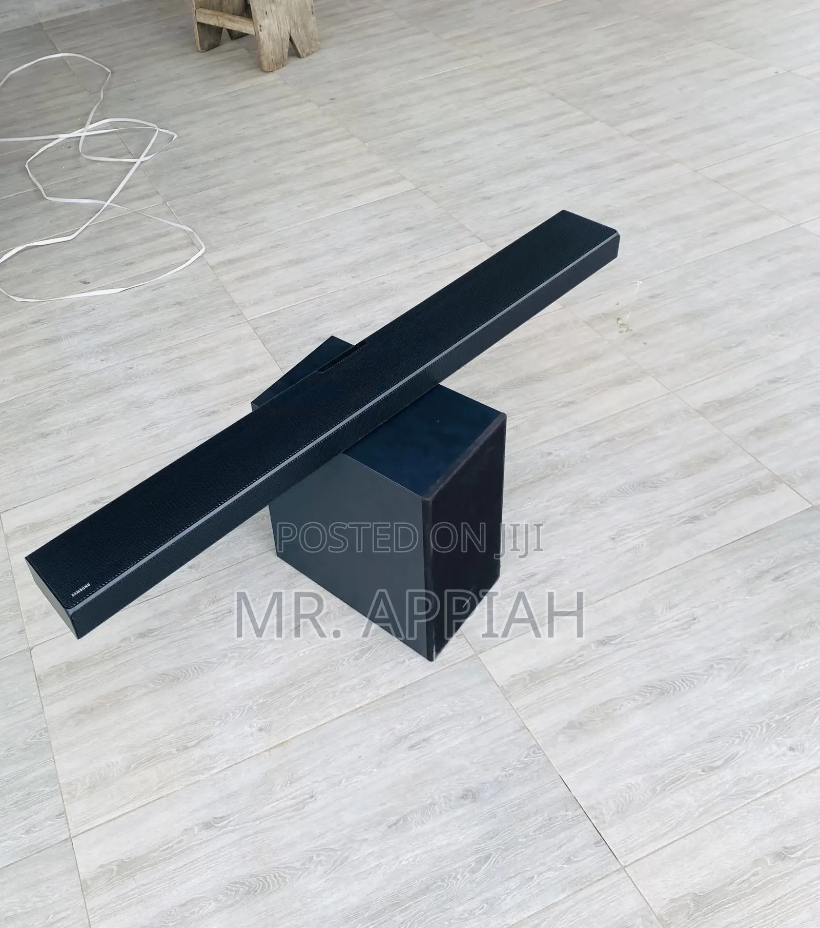 Durable Samsung 2.1channel Bluetooth Sound Bar(B550)Black