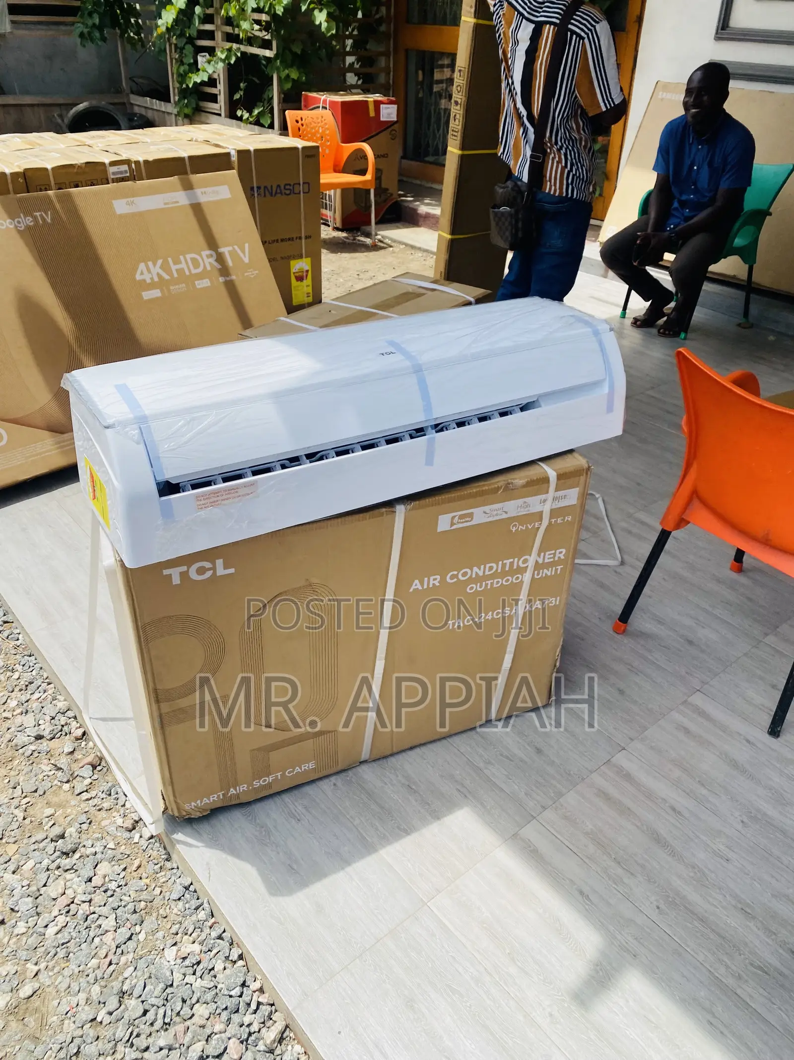 Sleek TCL Split Type Inverter Air Conditioner(White).