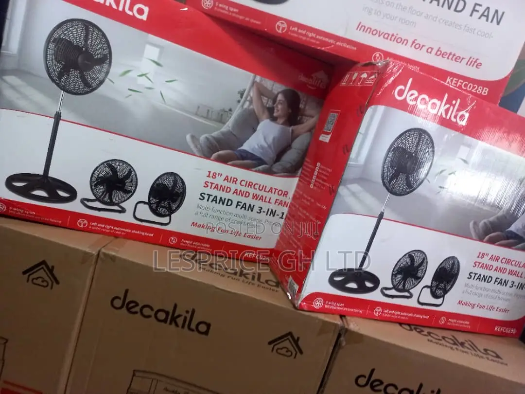 Decakila 18” Standing Fan Unique