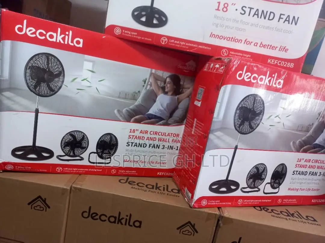 Decakila 18” Powerful Standing Fan