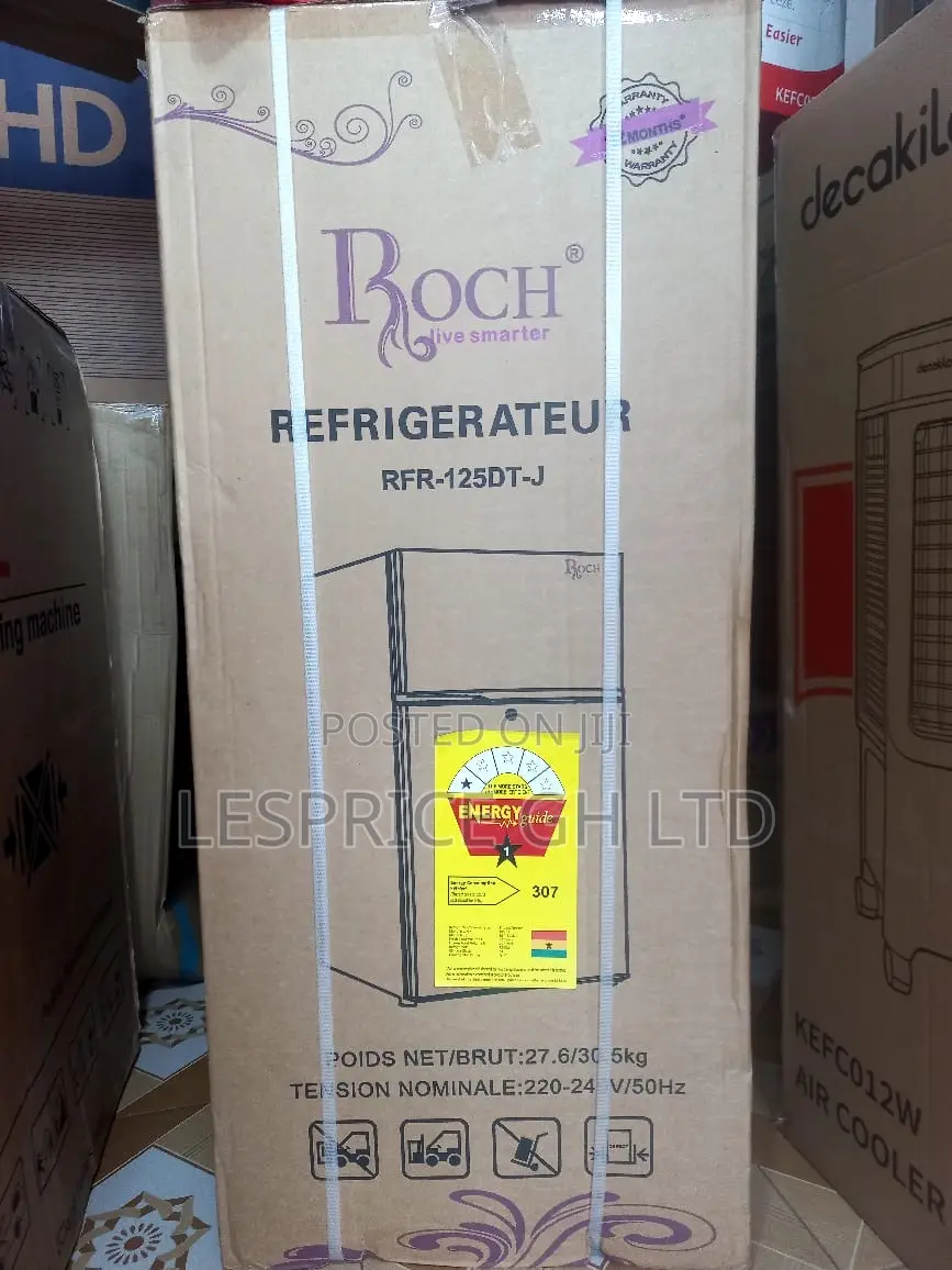 Roch 95L Double Door Refrigerator