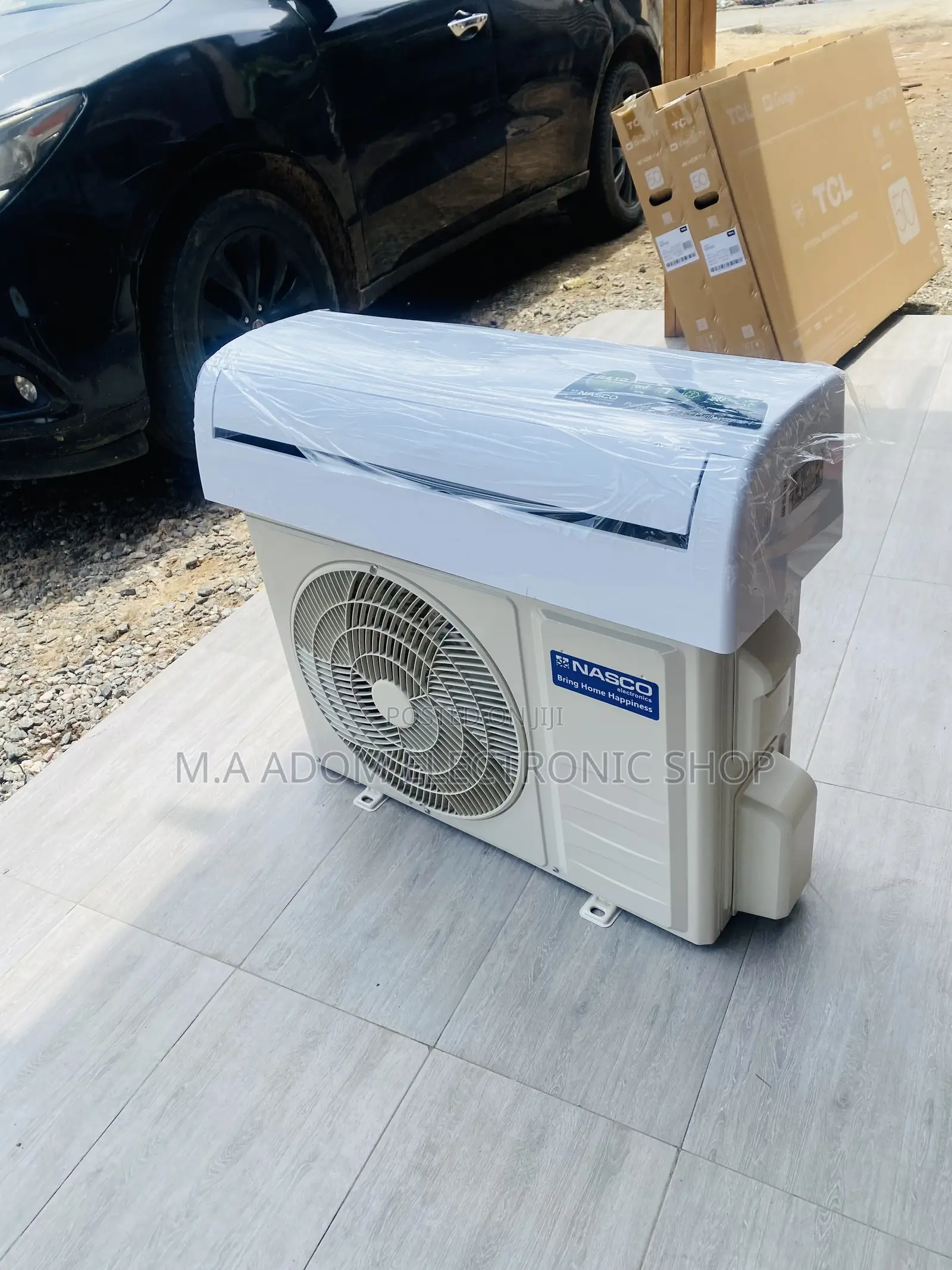 Authentic Nasco 1.5hp Split Type Air Conditioner(White)R410.