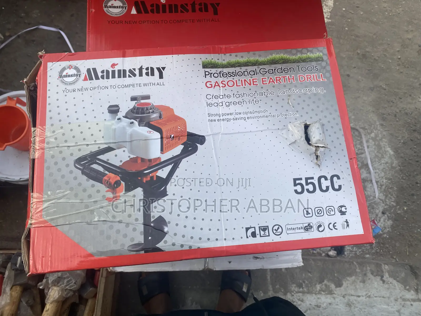 Earth Auger Drill. 55cc With One Bit