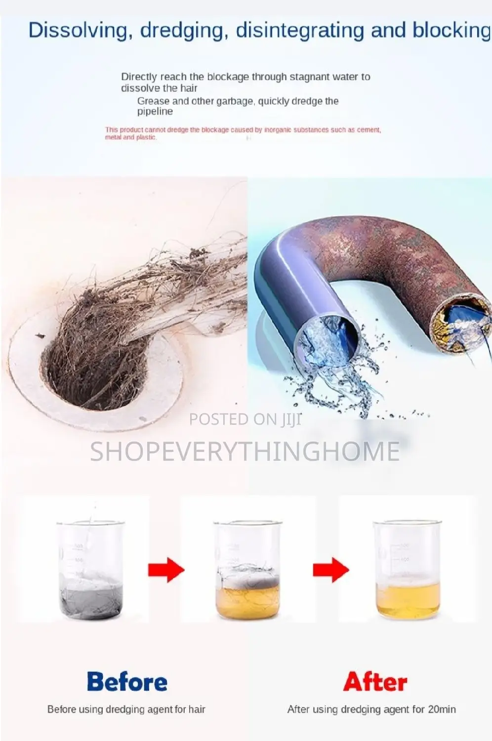 Wild Tornado Drain Cleaner. 110grams Buy 5 Get 1 Free