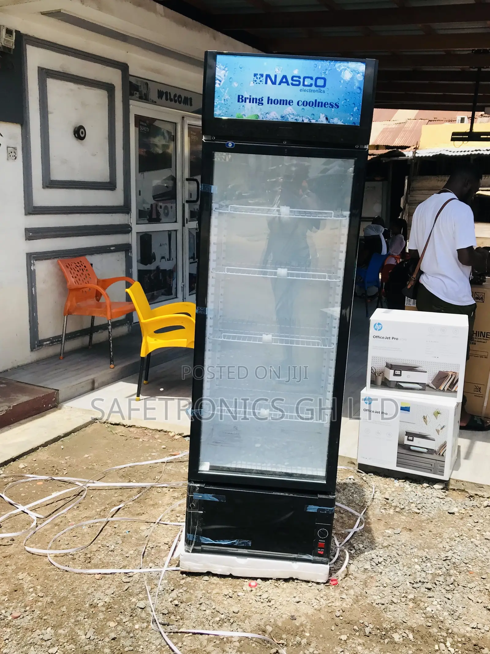 Durable Display Glass Nasfl400dr-1 Nasco Singledoor Fridge