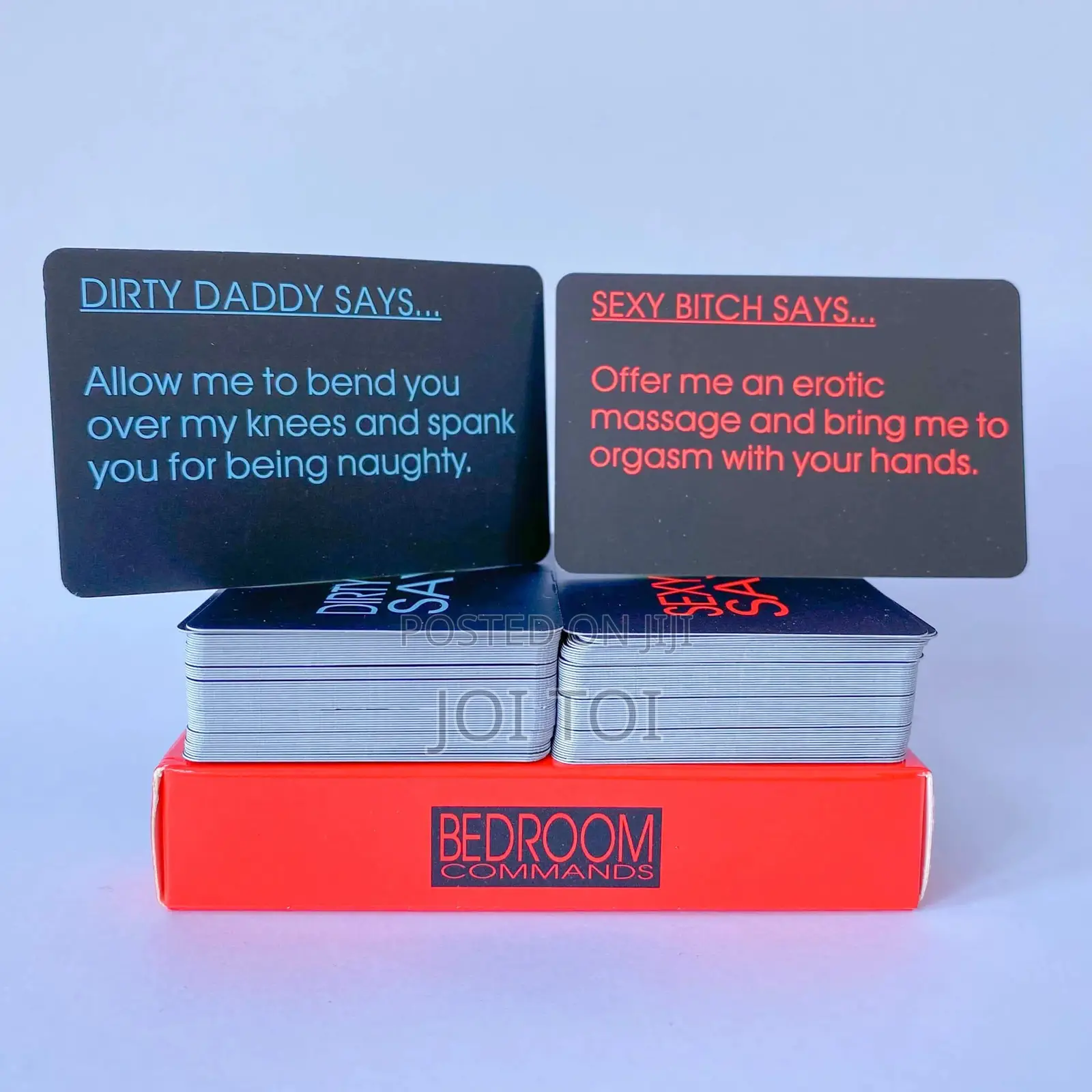 Bedroom Commands Game Cards