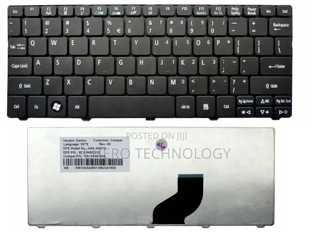 Original Keyboard for Acer Aspire One