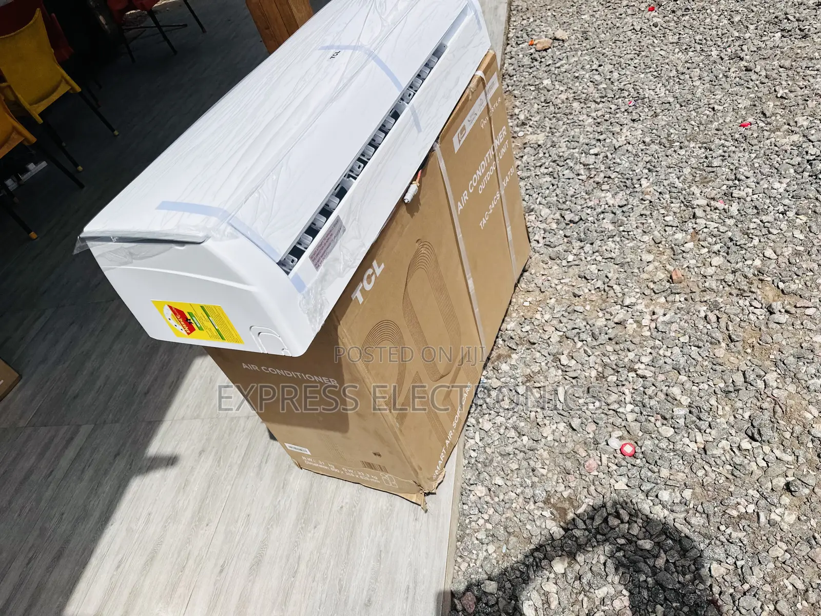 White Brand New TCL 2.5hp Split R410 Gas