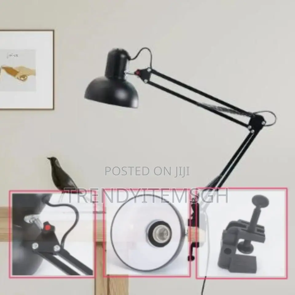 Adjustable Desk Study Lamp With Clamp