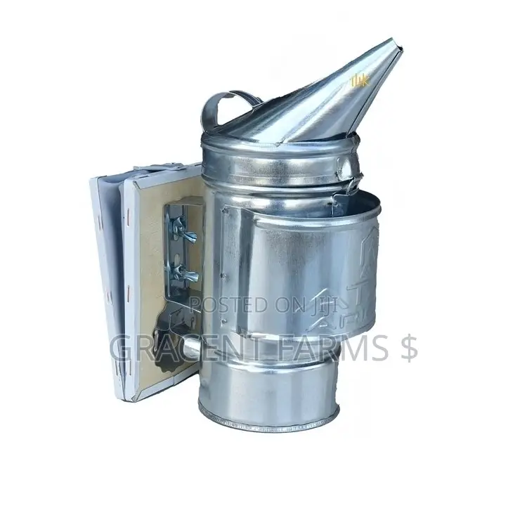 Standard Galvanized Beekeeping Smoker With Removable Bucket