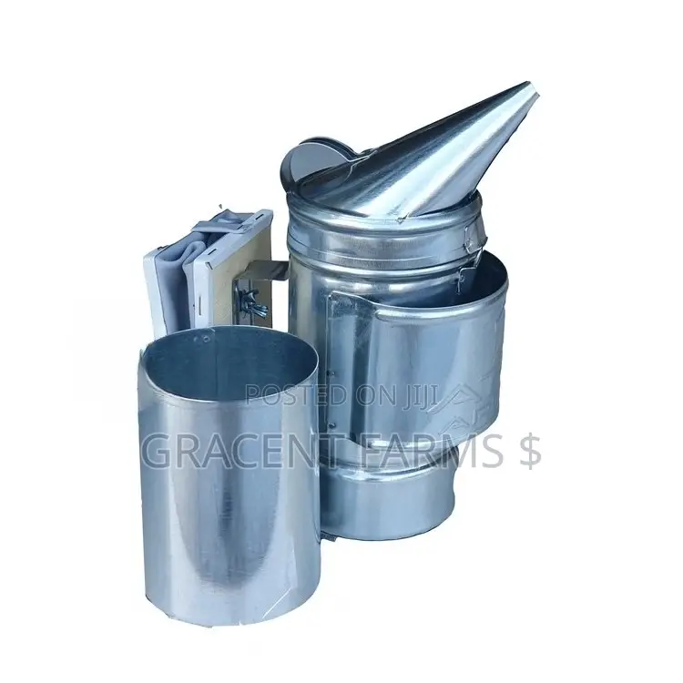 Standard Galvanized Beekeeping Smoker With Removable Bucket