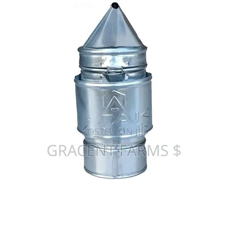 Standard Galvanized Beekeeping Smoker With Removable Bucket