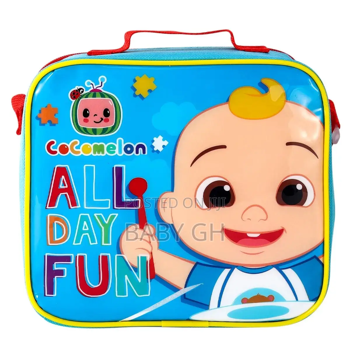 Cocomelon 3 Piece Insulated School Lunch Bag Set