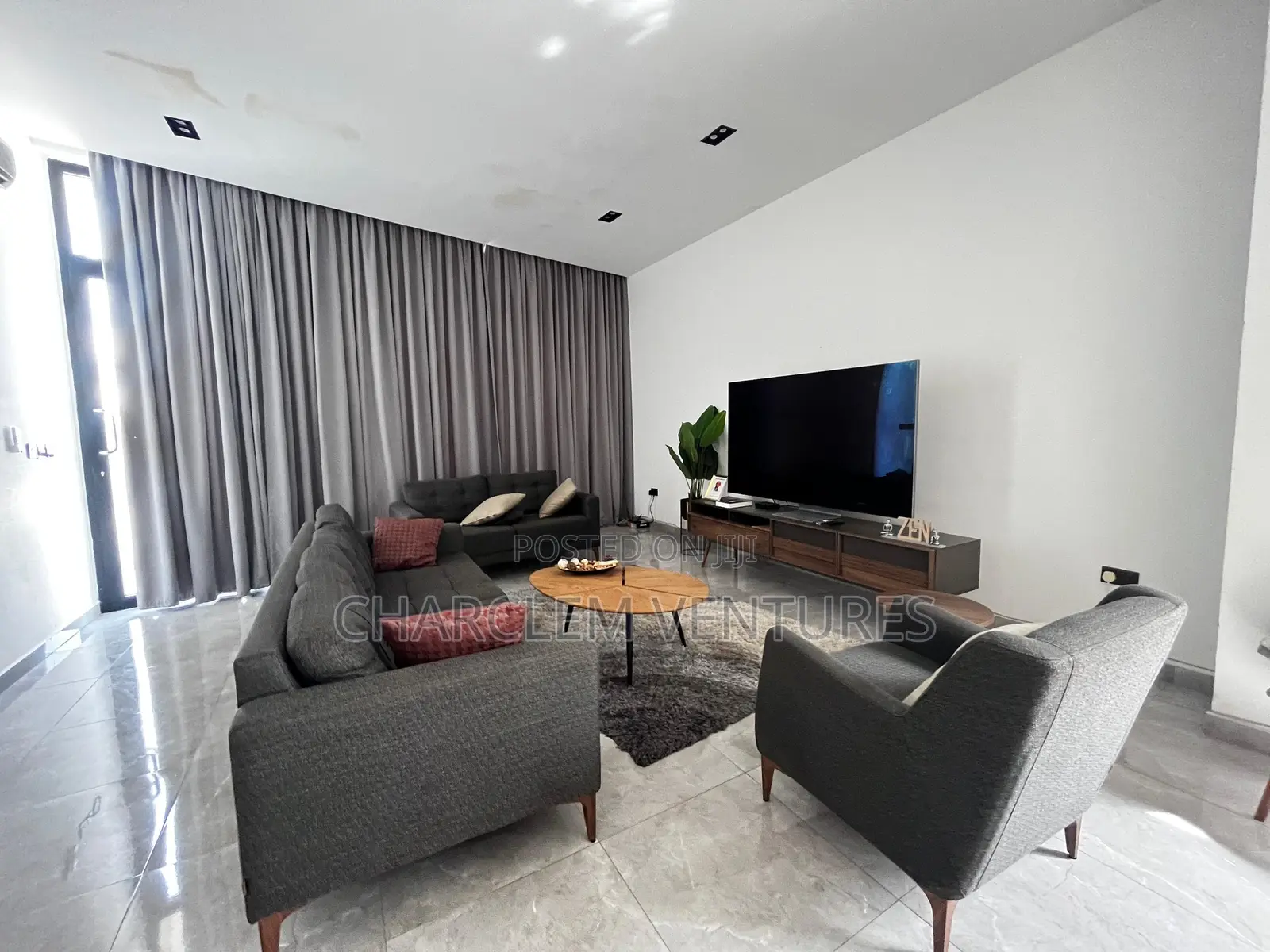Furnished 3bdrm House in Charclem Ventures, East Legon for sale