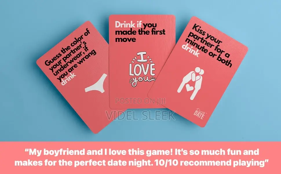 Dizzy Date Couple Drinking Card Game