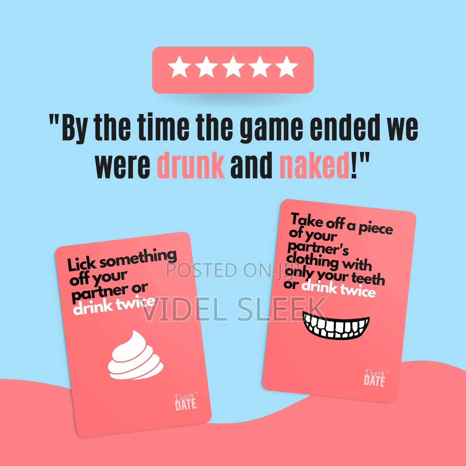 Dizzy Date Couple Drinking Card Game