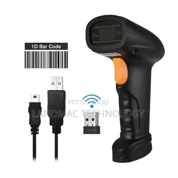 2-in-1 2.4g Wireless Barcode Scanner Usb Wired Barcode