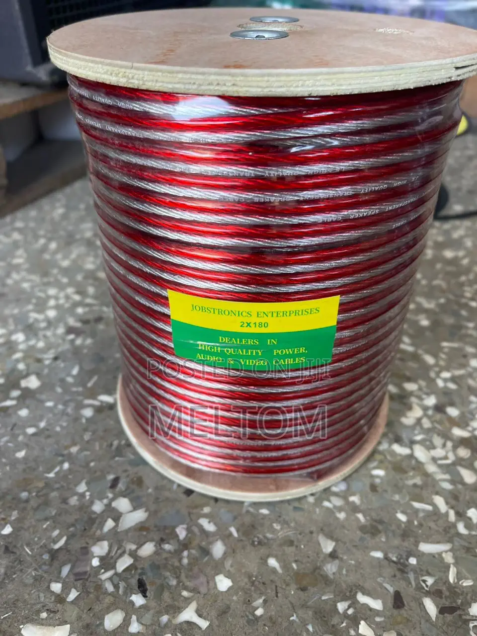 Thick Red Speaker Cable 100yards (2x180)