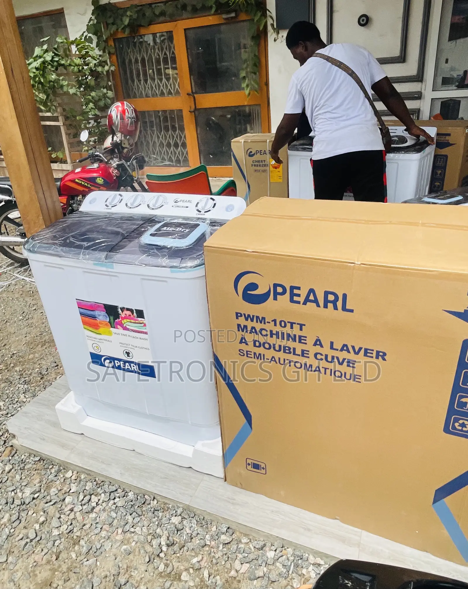 Topload Semiautomatic Pearl 10kg Twintub Washingmachine
